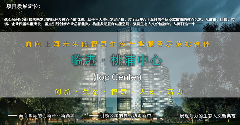上海市临港集团桃浦中心606项目（整体发展定位）(图1)